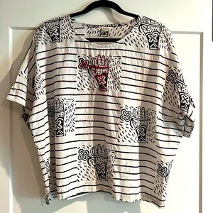 Cool cotton summer top, handmade quality.